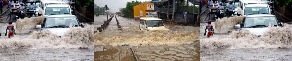DELHI IS ON FLOOD